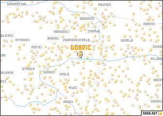 map of Dobrić