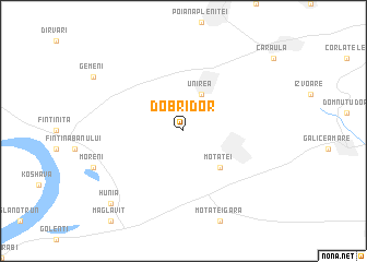 map of Dobridor