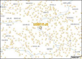 map of Dobrinje