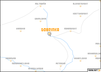 map of Dobrinka