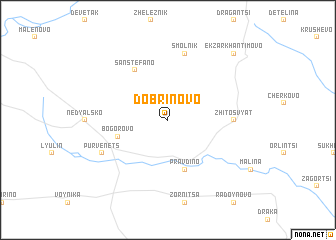 map of Dobrinovo