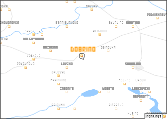 map of Dobrino