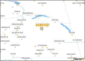 map of Dobrino