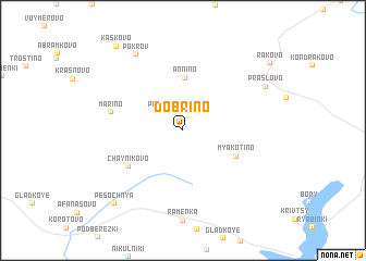 map of Dobrino