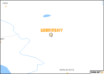 map of Dobrinskiy