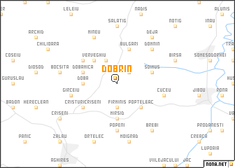 map of Dobrin