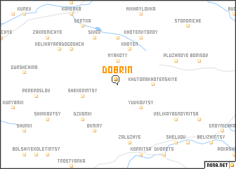 map of Dobrin