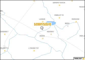 map of Dobrisovo