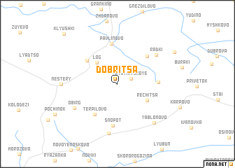 map of Dobritsa