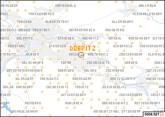 map of Dobritz