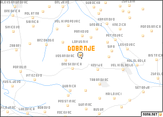 map of Dobrnje
