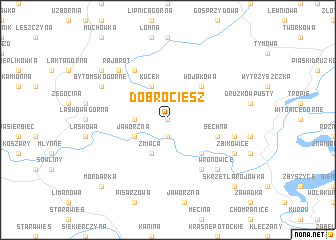 map of Dobrociesz