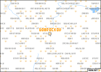 map of Dobročkov