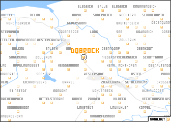 map of Dobrock
