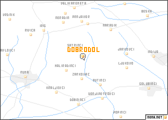 map of Dobrodol