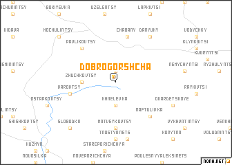 map of Dobrogorshcha