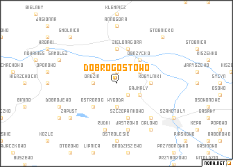 map of Dobrogostowo