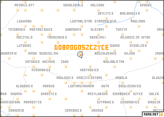 map of Dobrogoszczyce