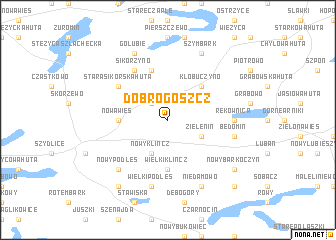 map of Dobrogoszcz