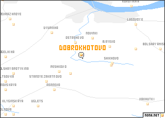 map of Dobrokhotovo