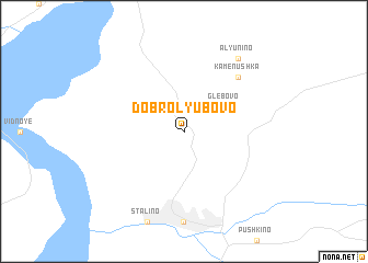 map of Dobrolyubovo