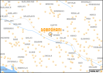 map of Dobromani