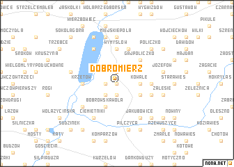 map of Dobromierz