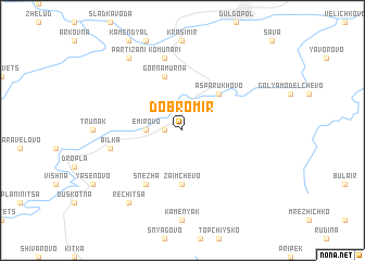 map of Dobromir