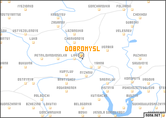 map of Dobromyslʼ