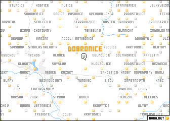 map of Dobronice