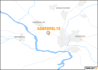 map of Dobropol\