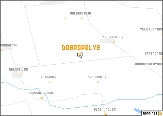 map of Dobropolʼye