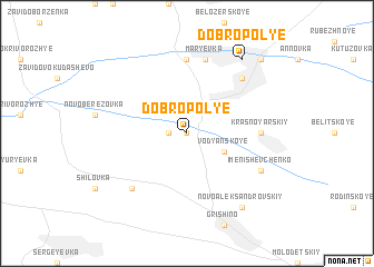 map of Dobropolʼye