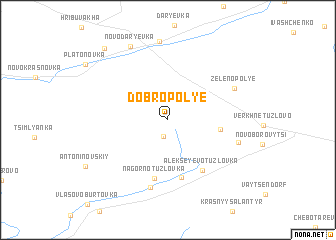 map of Dobropolʼye