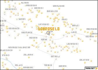 map of Dobro Selo