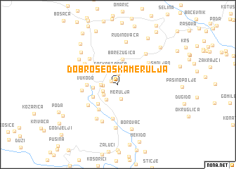 map of (( Dobroseoska Merulja ))
