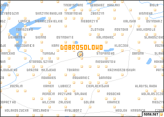 map of Dobrosołowo