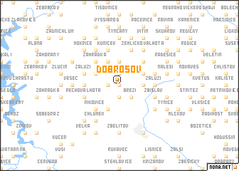 map of Dobrošov