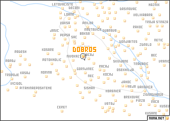 map of Dobroš