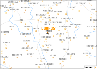 map of Dobroš