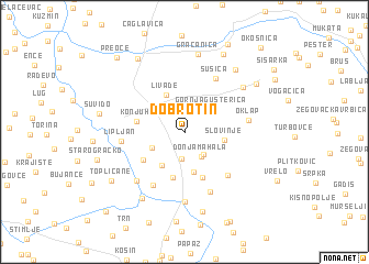 map of Dobrotin