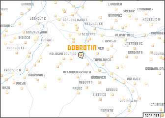 map of Dobrotin