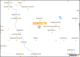 map of Dobrotin