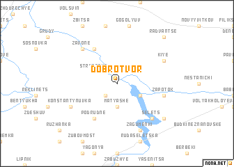 map of Dobrotvor