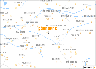 map of Dobrovac