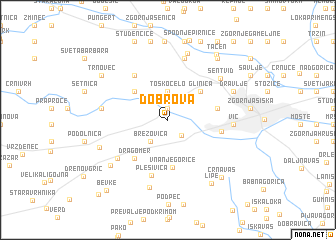 map of Dobrova