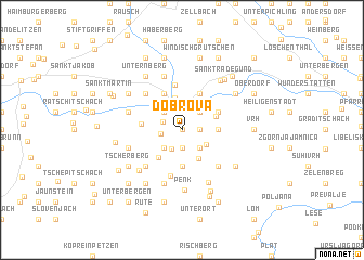 map of Dobrova