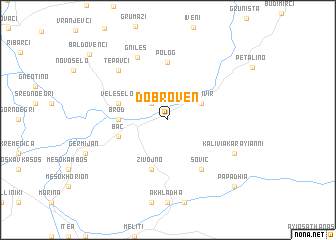 map of Dobroven