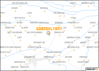 map of Dobrovlyany