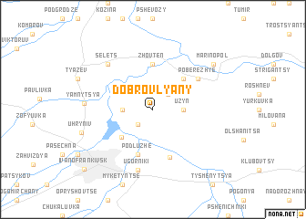 map of Dobrovlyany